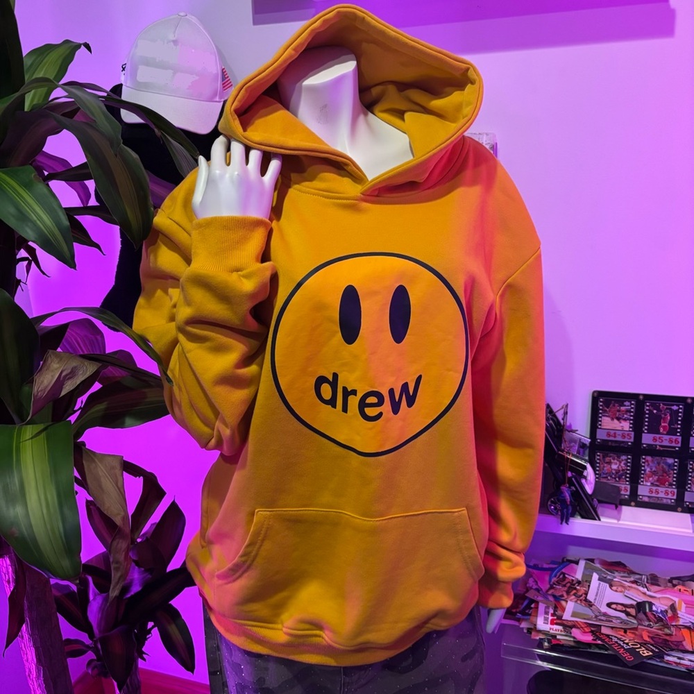 DREW House Yellow Logo Pullover